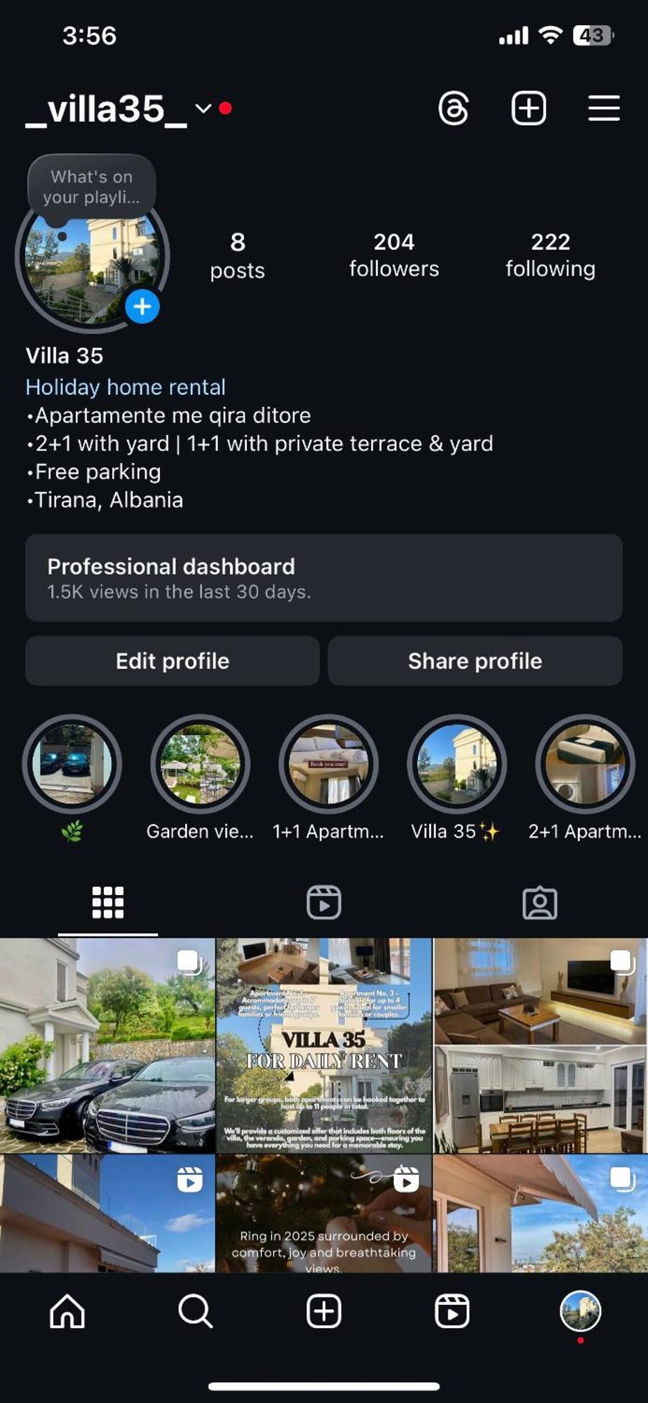 35 Apartment *